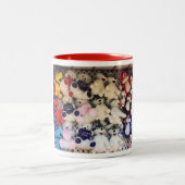 私はあなたを愛していパーソナライズされたる ツートーンマグカップ (中央)