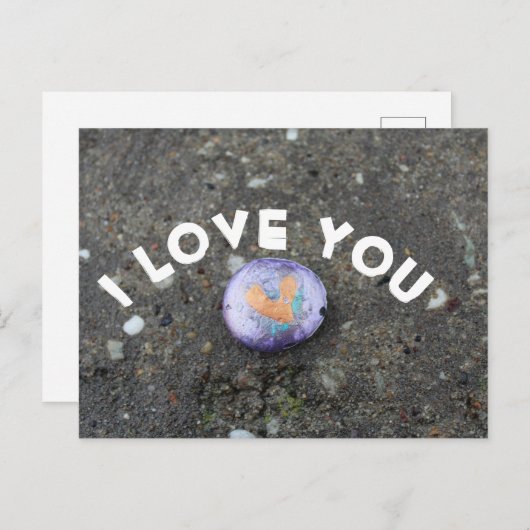 私はあなたを愛してい絵を描る ポストカード (正面/裏面)