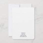 私はあなたを愛してる…本気で…カード サンキューカード (裏面)