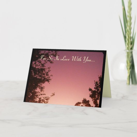 私はあなたを愛して…カード カード (正面)