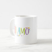 私はあなたを愛しイタリアンている、Ti Amo Coffee Mug コーヒーマグカップ (正面左)
