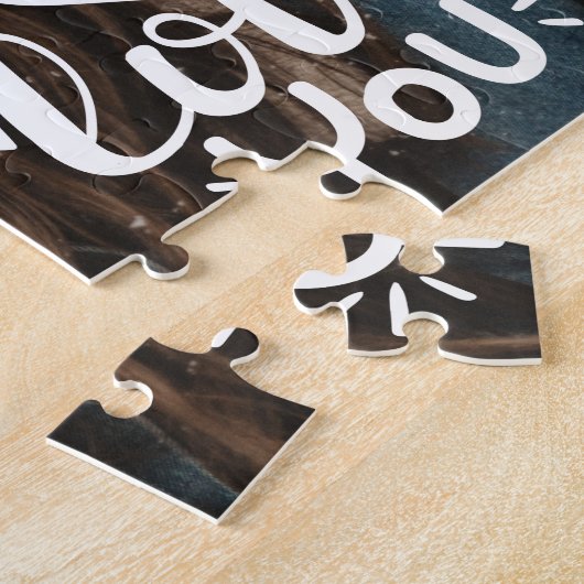 私はあなたを愛しカスタムているフォトオーバーレイValentines Gift ジグソーパズル (側面)