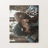 私はあなたを愛しカスタムているフォトオーバーレイValentines Gift ジグソーパズル (縦)