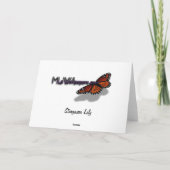 私はあなたを愛し石畳のリリー カード (裏面)