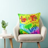 私はあなたを愛し絵画ている クッション (椅子)