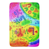 私はあなたを愛し絵画ている バスマット (正面縦)