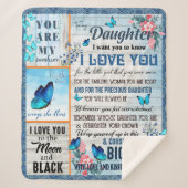 私はあなたを愛し、あなたは私の太陽を知ってほしい シェルパブランケット (正面)