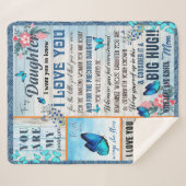 私はあなたを愛し、あなたは私の太陽を知ってほしい シェルパブランケット (正面(横))