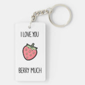 私はあなたを愛し、あなたは私を幸せにする キーホルダー (裏面)