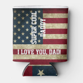 私はあなたを愛し、パパ父の日のタイポグラフィ 缶クーラー