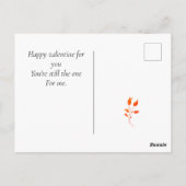 私はあなたを愛し、パーソナライズすカスタマイズるのが大好き ポストカード (裏面)