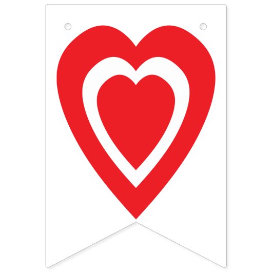 私はあなたを愛し、私と結婚してくれる？の結婚提案 バンティングフラッグ (第2の旗)