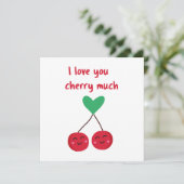 私はあなたを愛するさくらんぼマントルバレンタイン 招待状 (スタンド正面)