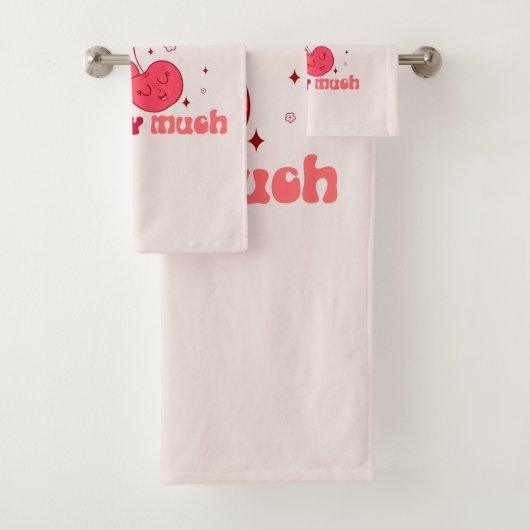 私はあなたを愛するさくらんぼ | カワイプニーさくらんぼ バスタオルセット (インサイチュ)