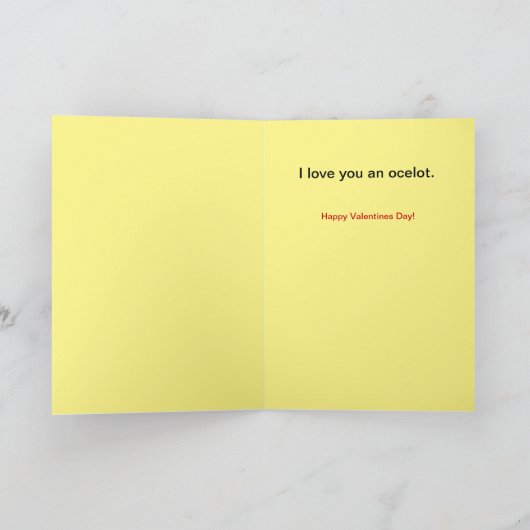 私はあなたを愛するオセロプンバレンタインカード シーズンカード (内部)