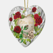 私はあなたを愛するオーナメント セラミックオーナメント (左)