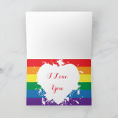 私はあなたを愛するゲイプライドハート シーズンカード (内部)
