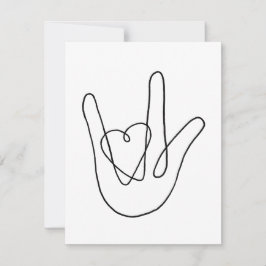 私はあなたを愛するサイン