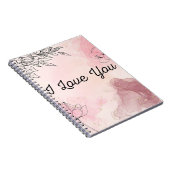 私はあなたを愛するジャーナル ノートブック (右側)