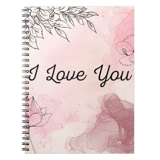私はあなたを愛するジャーナル ノートブック (正面)