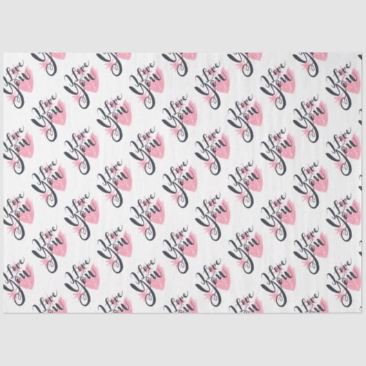 私はあなたを愛するティッシュペーパー 薄葉紙 (正面)