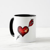 私はあなたを愛するハートと矢印 マグカップ (正面左)