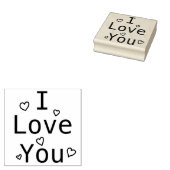 私はあなたを愛するハート ラバースタンプ (押印)