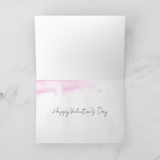 私はあなたを愛するバレンタインデーのカップル湖セーリング カード (内部)