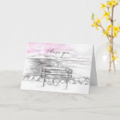 私はあなたを愛するバレンタインデーのカップル湖セーリング カード (黄色い花)