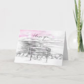 私はあなたを愛するバレンタインデーのカップル湖セーリング カード (正面)