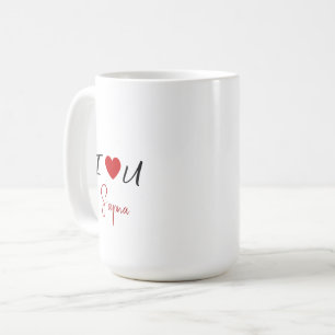 私はあなたを愛するバレンタインデーコーヒーマグ コーヒーマグカップ