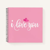 私はあなたを愛するバレンタインデー書 | ノートブック (正面)