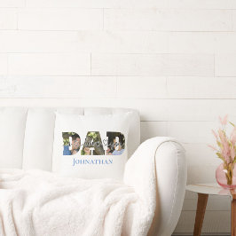 私はあなたを愛するパパスクリプトタイポグラフィPapa & Son写真 クッション