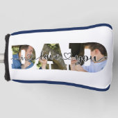 私はあなたを愛するパパ父と息子スペアリング家族写真G ゴルフヘッドカバー (正面)