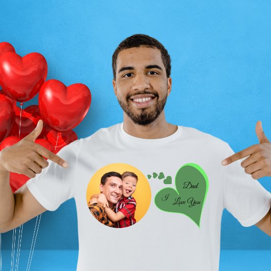 私はあなたを愛するパパ父の日のギフト写真 トライブレンドＴシャツ