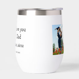 私はあなたを愛するパパ父の日エレガント追加フォト文字