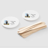 私はあなたを愛するパパ父の日エレガント追加フォト文字 ハンドファン (組立なし)