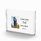 私はあなたを愛するパパ父の日エレガント追加フォト文字 フォトブロック (右)