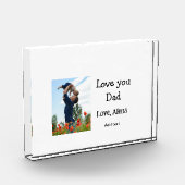 私はあなたを愛するパパ父の日エレガント追加フォト文字 フォトブロック (左)