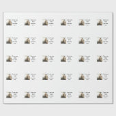 私はあなたを愛するパパ父の日エレガント追加フォト文字 ラッピングペーパー (フラット)