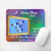 私はあなたを愛するパパ-マウスパッド マウスパッド (マウス)