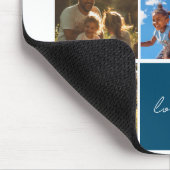 私はあなたを愛するパパ |写真のコラージュ |青 マウスパッド (コーナー)