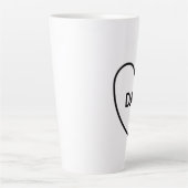 私はあなたを愛するパパl父の日 カフェラテマグ (正面)