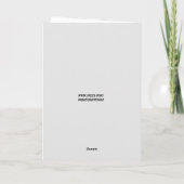 私はあなたを愛するビーチカップルのサンセットカード カード (裏面)