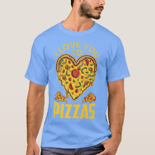 私はあなたを愛するピザ屋ボーイフレンド聞く Tシャツ
