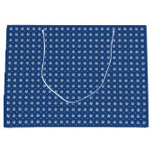 私はあなたを愛するブルー抱き枕 ラージペーパーバッグ (正面)