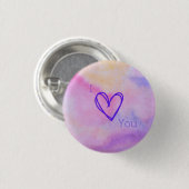 私はあなたを愛するボタン 缶バッジ (正面&裏面)