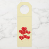 私はあなたを愛するボトルハンガー ボトルネックタグ (正面)