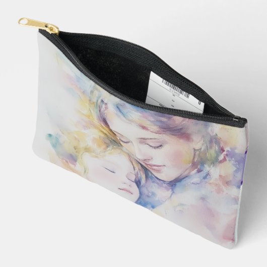 私はあなたを愛するママアクセサリーバッグギフト アクセサリーポーチ (見開き)