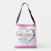 私はあなたを愛するママトート クロスボディバッグ (裏面)